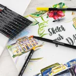 Filckészlet - Faber-Castell 6 Pitt Artist Pens Manga Shonen Set