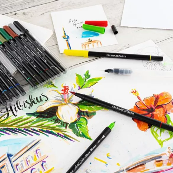 Filckészlet - Faber-Castell 6 Pitt Artist Pens Manga Shonen Set