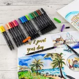 Filckészlet - Faber-Castell 6 Pitt Artist Pens Manga Shonen Set