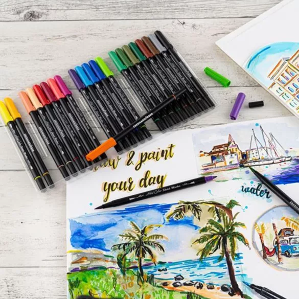 Filckészlet - Faber-Castell 6 Pitt Artist Pens Manga Shonen Set