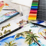 Eberhard-Faber Artist Color Sketch Marker, cardboard box of 24 colours