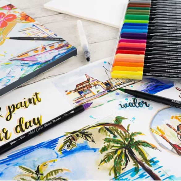 Filckészlet - Faber-Castell 6 Pitt Artist Pens Manga Shonen Set