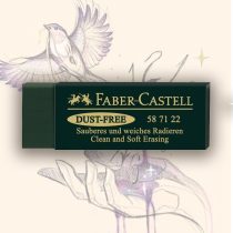 Radír - Faber-Castell Dust Free fekete