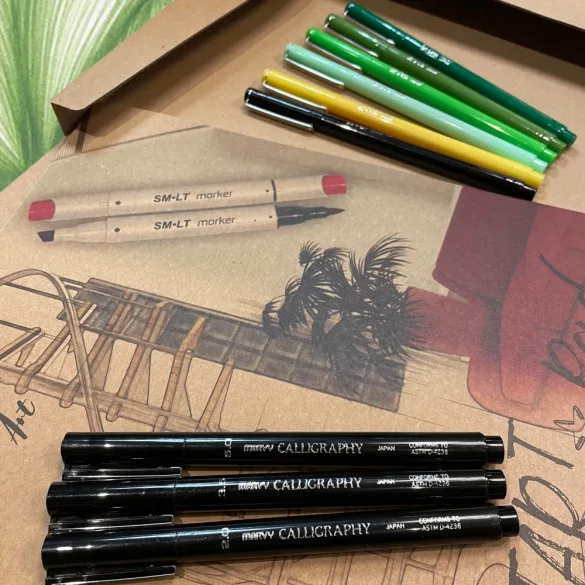 Tűfilc Alapcsomag - ZÖLD TÓNUSOK - Minden, ami a kezdéshez kell!