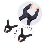 2 pcs Plastic Spring Clamp 3.5 Inch Clamps Woodworking Clamp