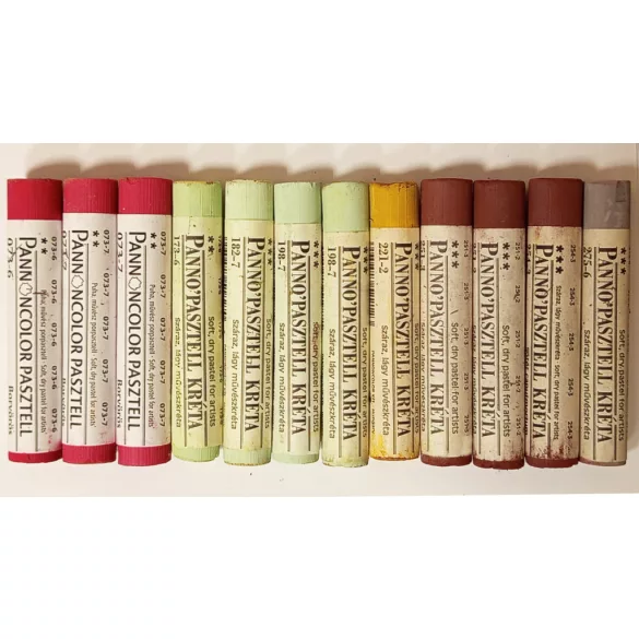 Pasztellkréta - Pannoncolor Extrapuha Pasztellkréta - UTOLSÓ darabok egyben - 12db