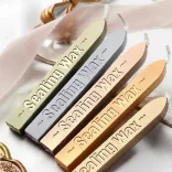 Sealing Wax Stick with wick - Silver