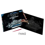 Képkarcoló készlet karctűvel - 28x36cm