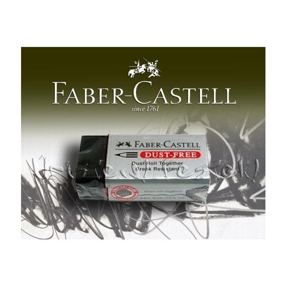 Radír - Faber-Castell Dust Free fekete