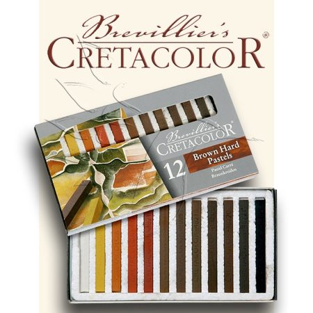 Pasztell kréta készlet - Cretacolor Brown Hard Pastels