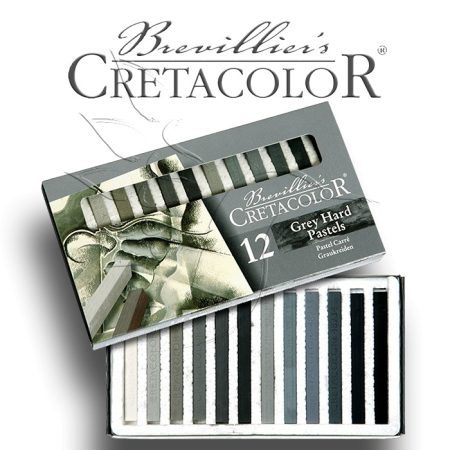 Pasztell kréta készlet - Cretacolor Grey Hard Pastels