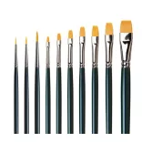 Brush Set - Da Vinci NOVA SYNTETICS Oil / acrylic artist brush tin  box - 10pcs