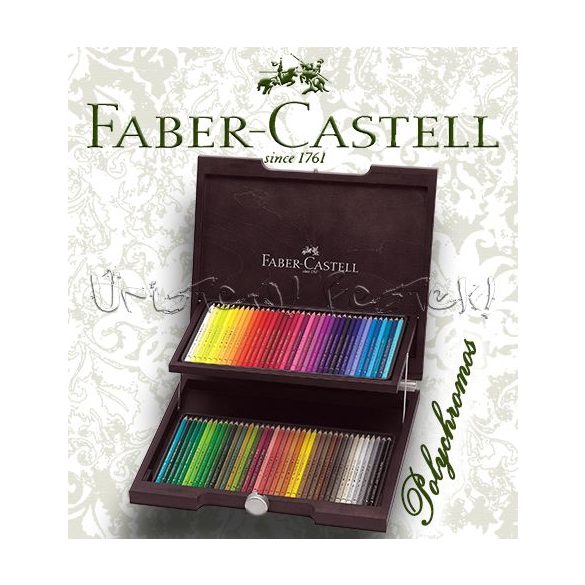 Színesceruza készlet - Faber-Castell Polychromos 72 szín Fadobozban