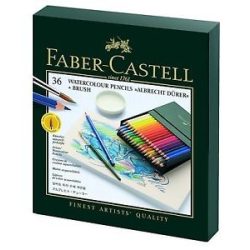   Watercolor Pencil - Faber-Castell Art Grip Kit - 38 pcs, + Brush