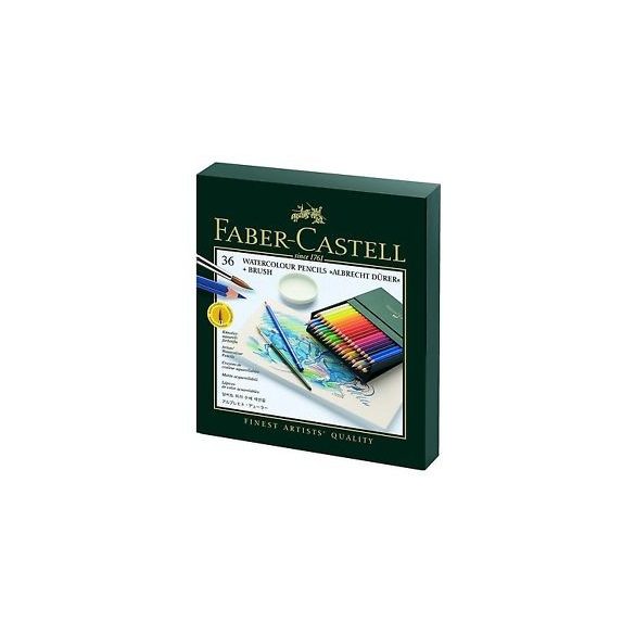 Watercolor Pencil - Faber-Castell Art Grip Kit - 38 pcs, + Brush