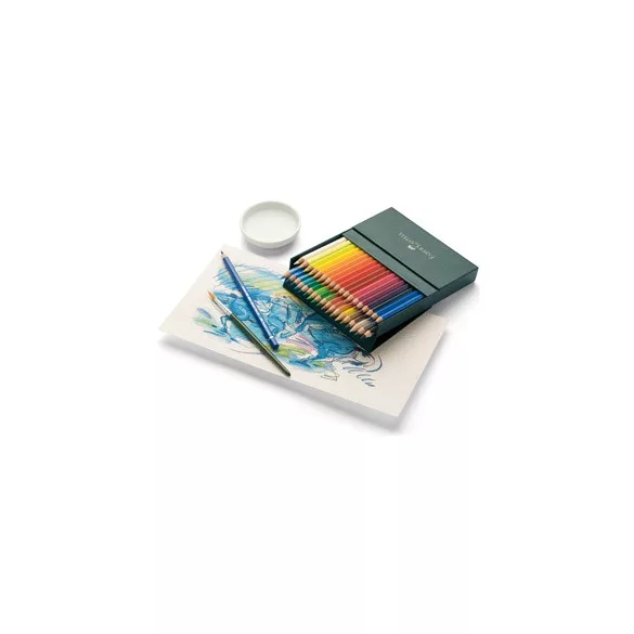 Watercolor Pencil - Faber-Castell Art Grip Kit - 38 pcs, + Brush