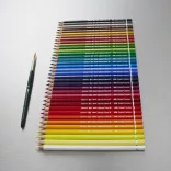 Watercolor Pencil - Faber-Castell Art Grip Kit - 38 pcs, + Brush