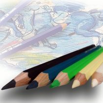 Colored pencil - Derwent Studio