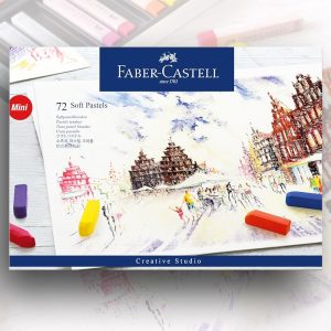 Soft Pastel Set - Faber-Castell 72 Soft Pastels, half size stick