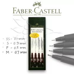   Faber-Castell Artist Brush Pen- different thicknesses - different color lines and packaging!