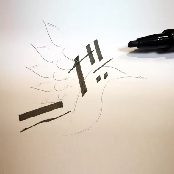 Filckészlet - Faber-Castell 4 Pitt Artist Pens Calligraphy Set