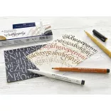 Filckészlet - Faber-Castell 4 Pitt Artist Pens Calligraphy Set