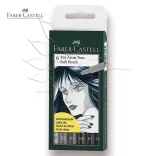Filckészlet - Faber-Castell 6 Pitt Artist Pens Soft Brush