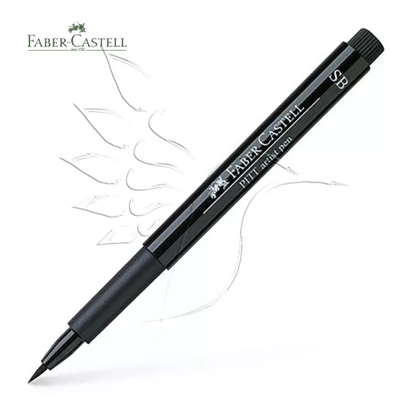 Filckészlet - Faber-Castell 6 Pitt Artist Pens Soft Brush