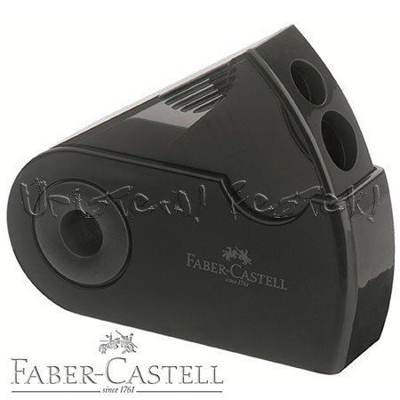 Hegyező - Faber-Castell Doble Hole Sharpener tartályos kézi - kétlyukú