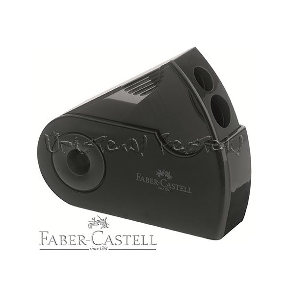 Hegyező - Faber-Castell Doble Hole Sharpener tartályos kézi - kétlyukú