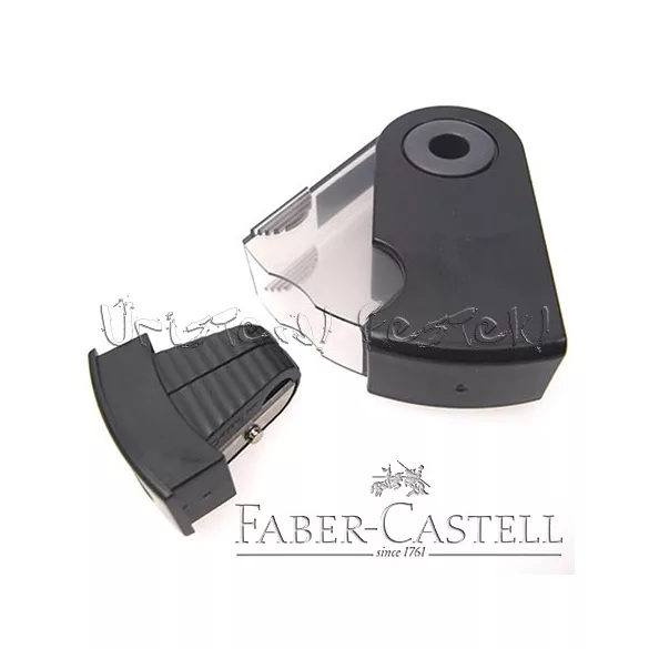 Hegyező - Faber-Castell Doble Hole Sharpener tartályos kézi - kétlyukú