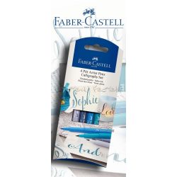   Filc készlet Faber-Castell 4 Pitt Artist Pens Calligraphy Set