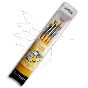 Ecsetkészlet - Da Vinci Multipurpose brushes 5pcs - szintetikus és sörte