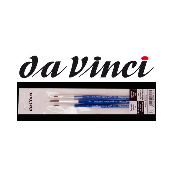 Da Vinci FORTE-Basic ecsetkészlet – 3db-os