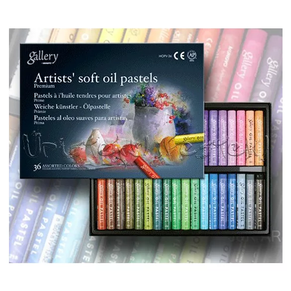 Oil Pastel Set - Derwent Academy - 12 pc