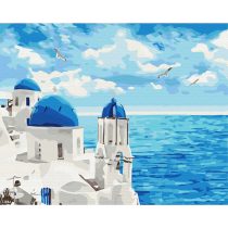   Painting by number - Brushme painting by number 40x50 - Santorini