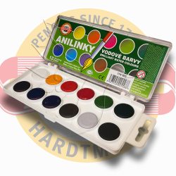   Watercolor set, aniline watercolour - Koh-i-noor Anilinky 12pc, 24pc