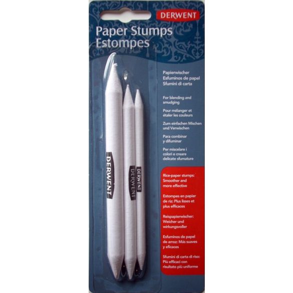 Ppaper pencil set - Derwent - 3 pcs, for charcoal, pastel