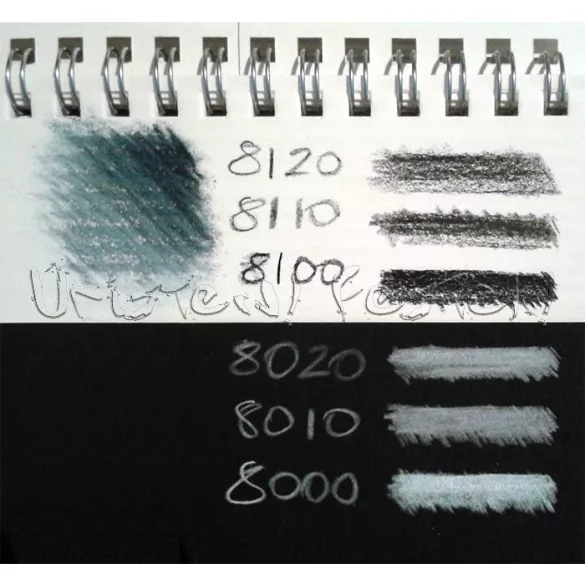 Ceruzakészlet – Derwent Artists BLACK & WHITE 6