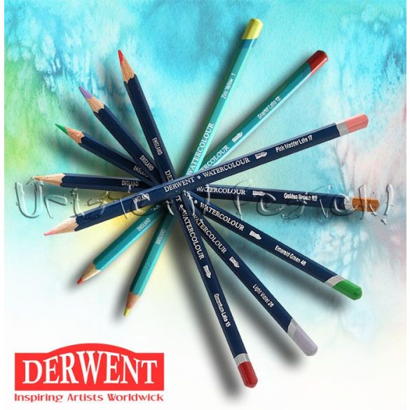 Akvarell ceruza - Derwent Watercolour - SZÍNENKÉNT