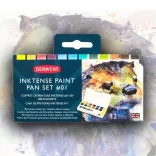 Pencil Set - Derwent Inktense pencil sets - 12pcs, 24pcs, 36pcs, 72pcs