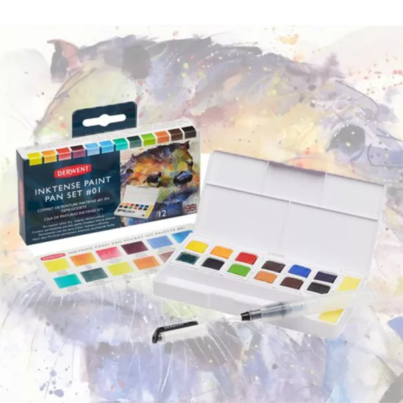 Pencil Set - Derwent Inktense pencil sets - 12pcs, 24pcs, 36pcs, 72pcs