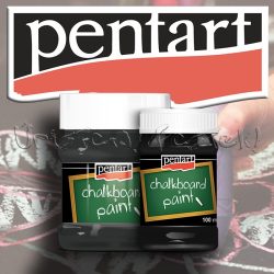   Táblafesték - Pentart Chalkboard Paint - fekete - KÜLÖNBÖZŐ KISZERELÉSBEN