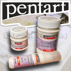   Dekopázslakk - Pentart Decoupage Varnish and Glue MATTE - KÜLÖNBÖZŐ KISZERELÉSEKBEN