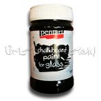   Táblafesték üvegre - Pentart Chalkboard Paint FOR GLASS - fekete, 100ml