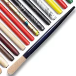 Tollszár – Manuscript Nib Holder for normal nib - Natural with Colours-Marble