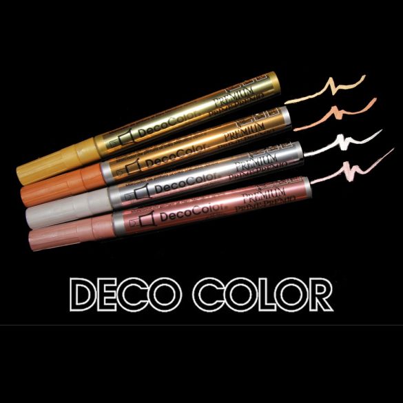 Decor Marker - Deco Color Premium chisel tip marker, 3mm - SILVER