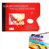 Keverőpaletta, eldobható, szögletes - Tear-Off Palette 36 sheets, 50g, 23x30.5cm