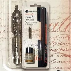   Kalligráfia – Manuscript Leonardt Beginners Dip Pen & Ink Calligraphy Set