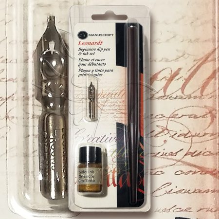 Kalligráfia – Manuscript Leonardt Beginners Dip Pen & Ink Calligraphy Set